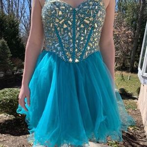 Light Blue- Princess Corset Event Dress